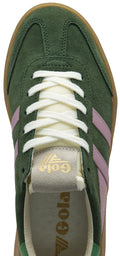 Gola Athena Suede Women's Evergreen/Candy/Jade Sneakers