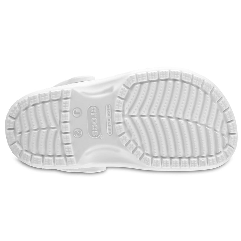 Crocs Kids' Classic Clog Synthetic White Loafers