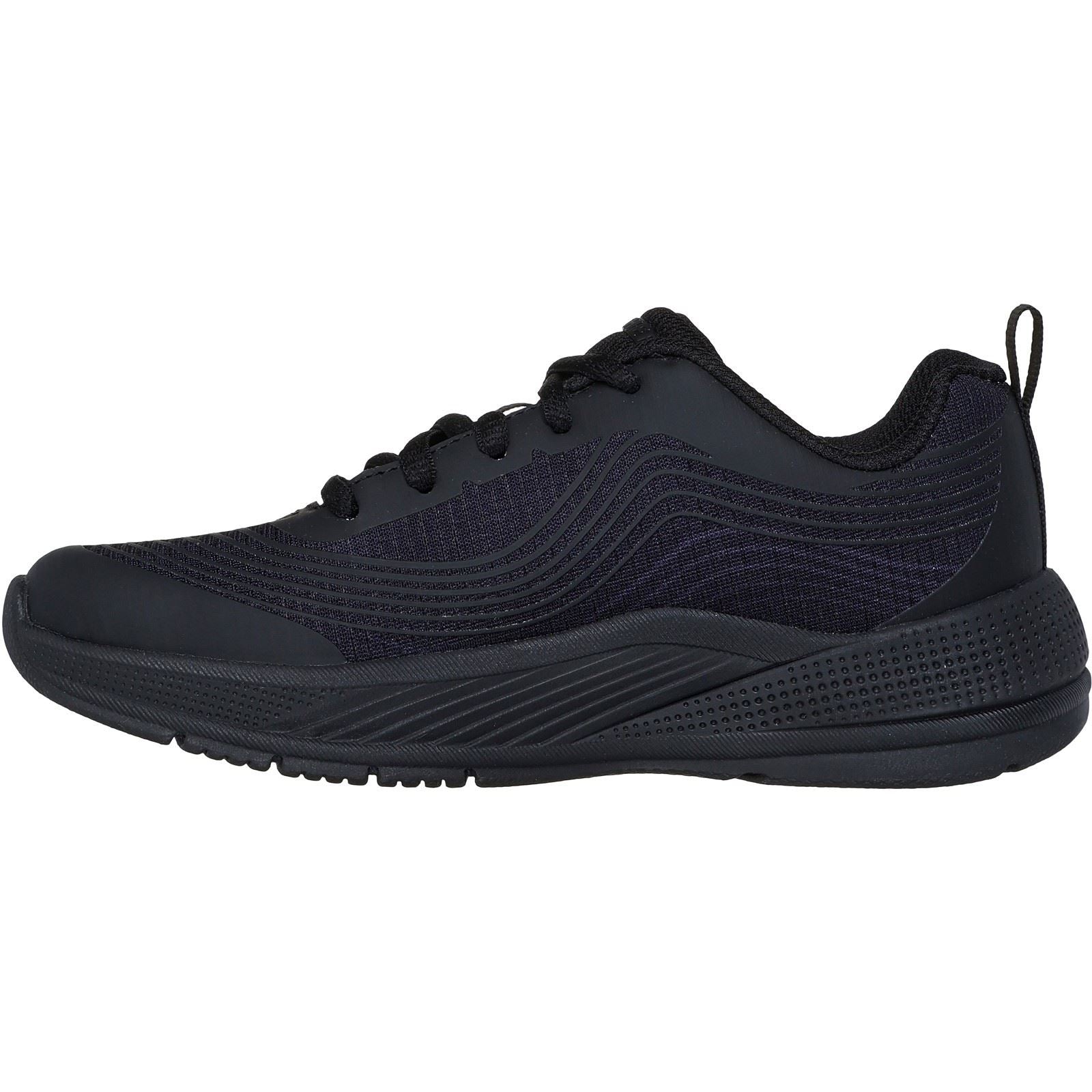 Skechers Microspec Advance Textile Girls's Black Sneakers
