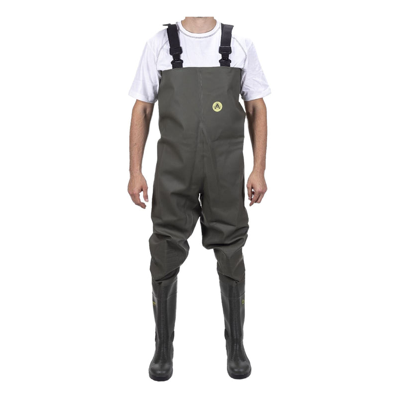 Amblers Safety Tyne PVC Green Safety Waders