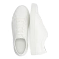 JAK Royal Leather Men's White Sneakers