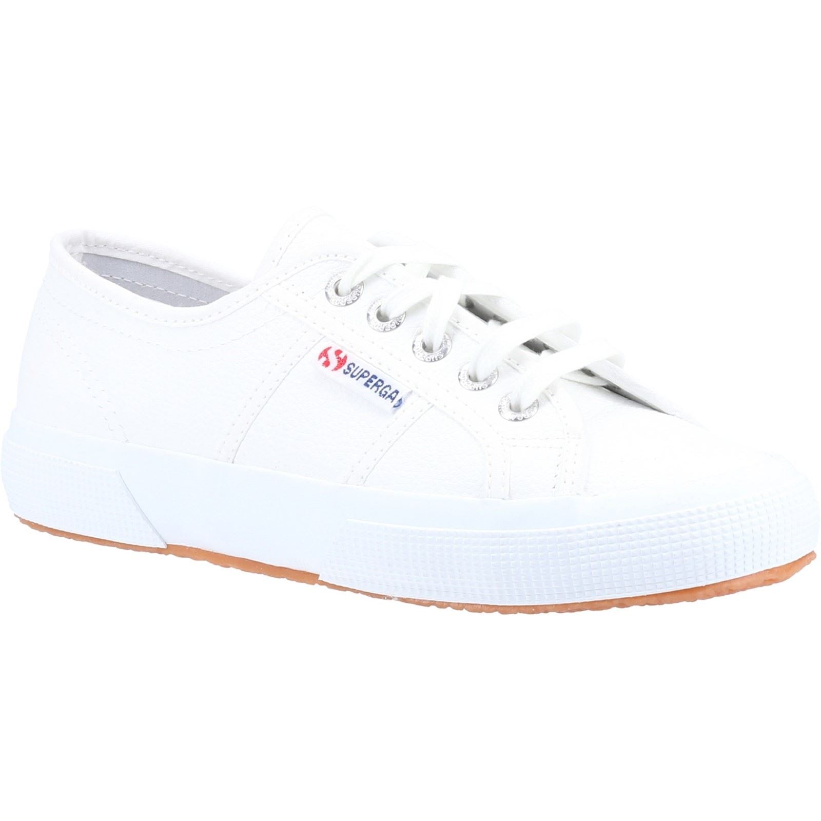 Superga 2750 Leather Women's White Sneakers