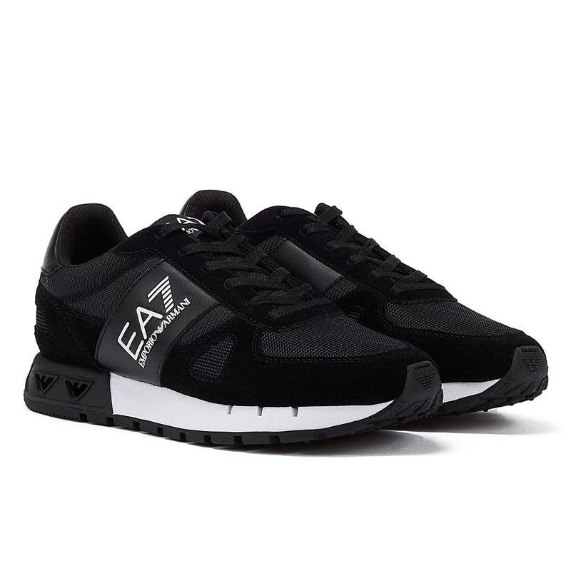 EA7 B&W Legacy Men's Black Sneakers