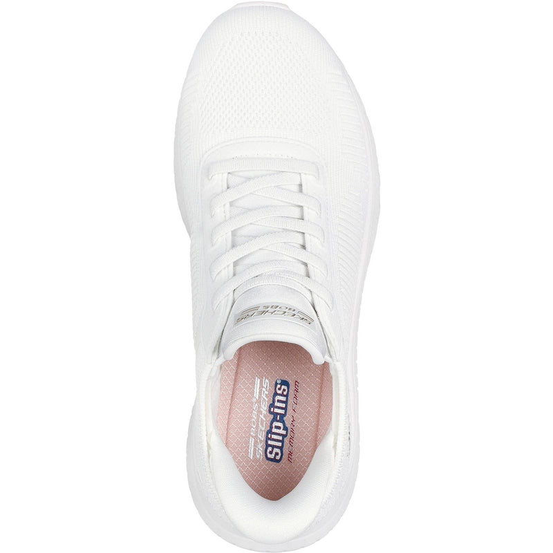 Skechers BOBS Sport Squad Chaos Textile Women's Off White Trainers