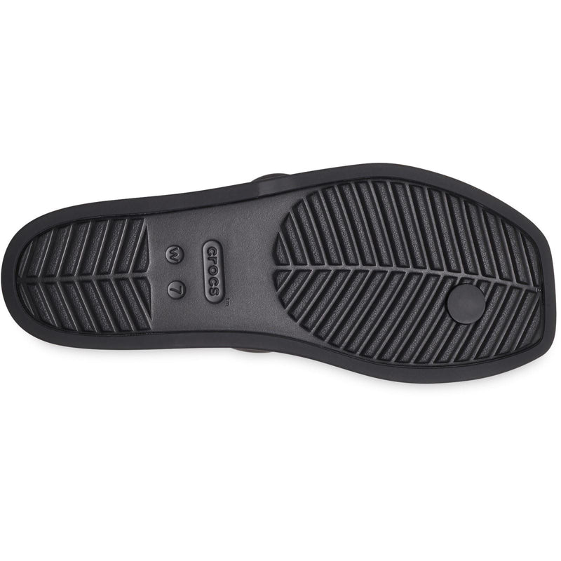 Crocs Miami Toe Loop Sandal Women's Black Sandals