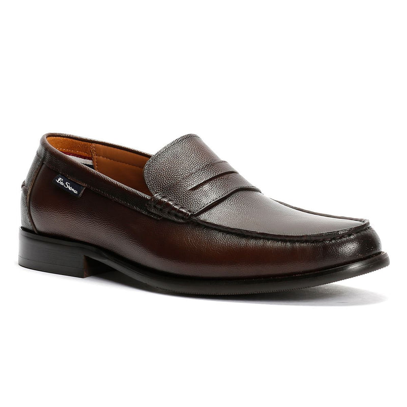 Ben Sherman Hester Leather Men's Brown Loafers