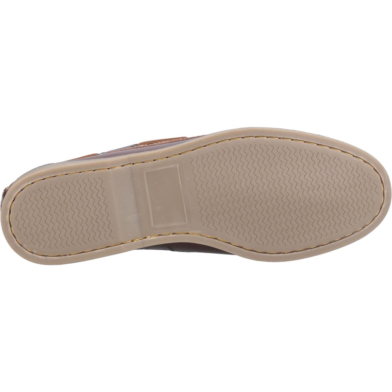 Hush Puppies Wilson Leather Men's Brown Boat Shoes