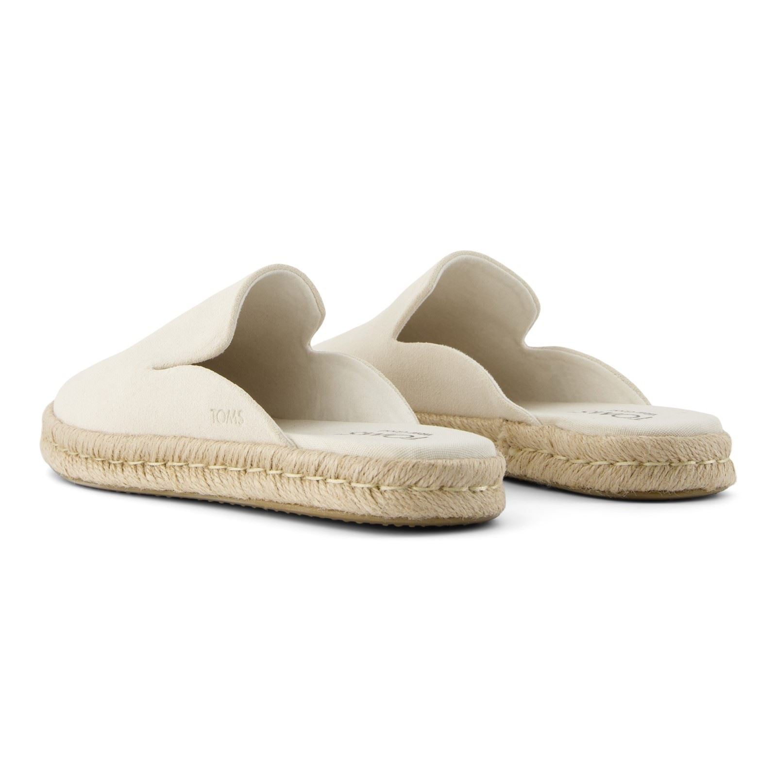 TOMS Santiago Mule Leather Women's Light Sand Mules