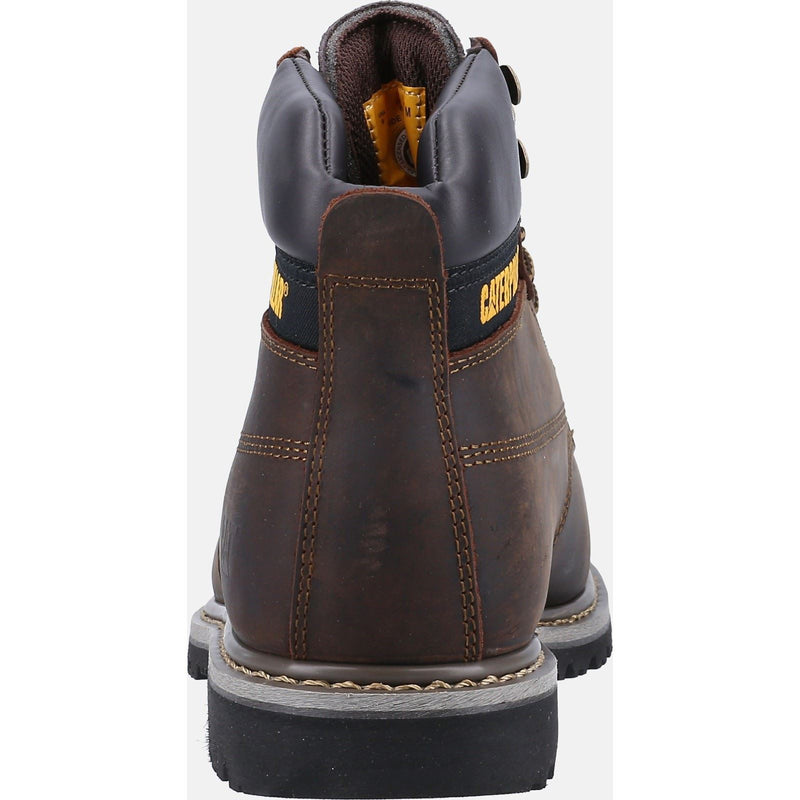 Caterpillar Powerplant S3 Nubuck Brown Safety Boots