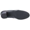 Hush Puppies Anna Leather Women's Navy Heels