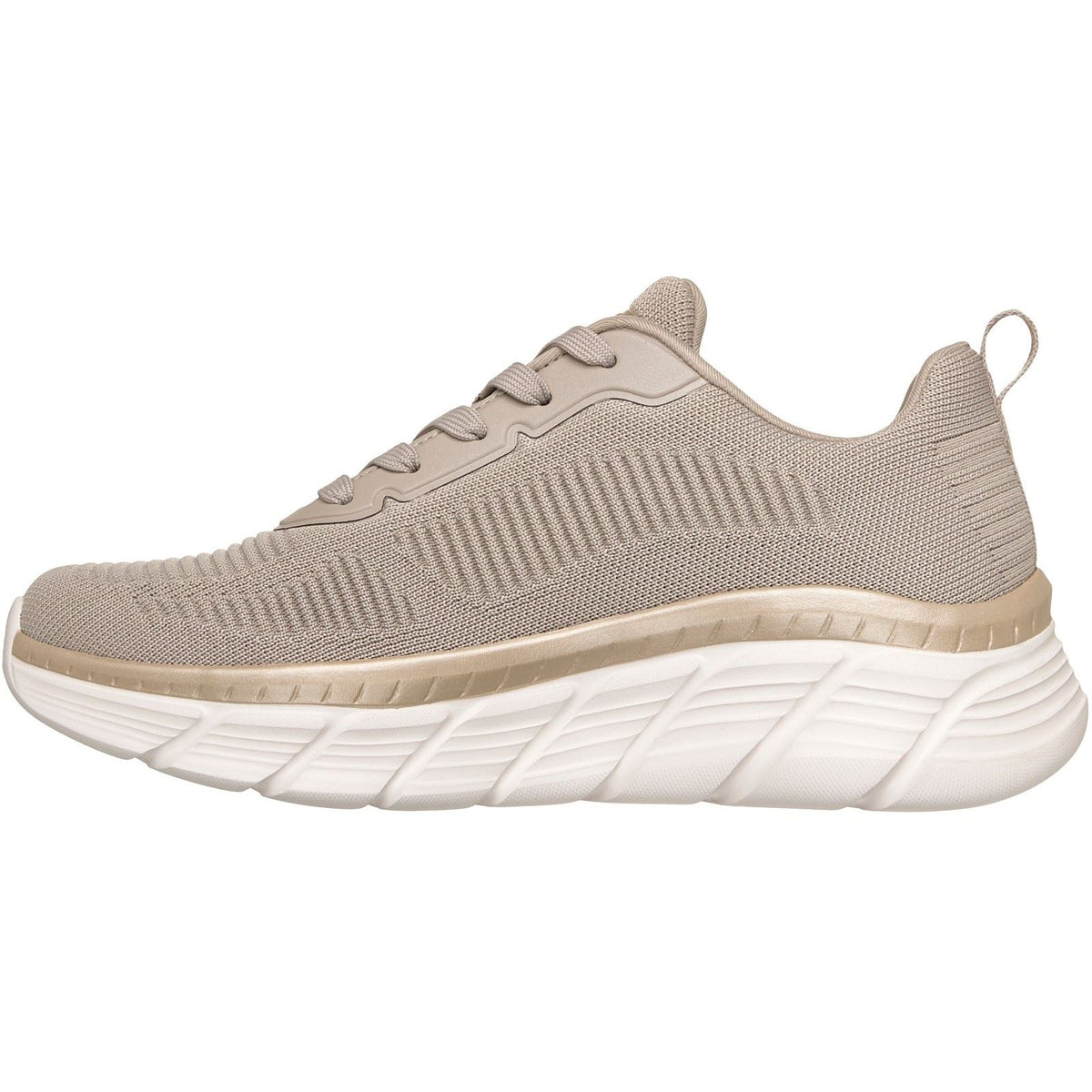 Skechers Bobs B Flex Hi Flying Textile Women's Taupe/Gold Sneakers