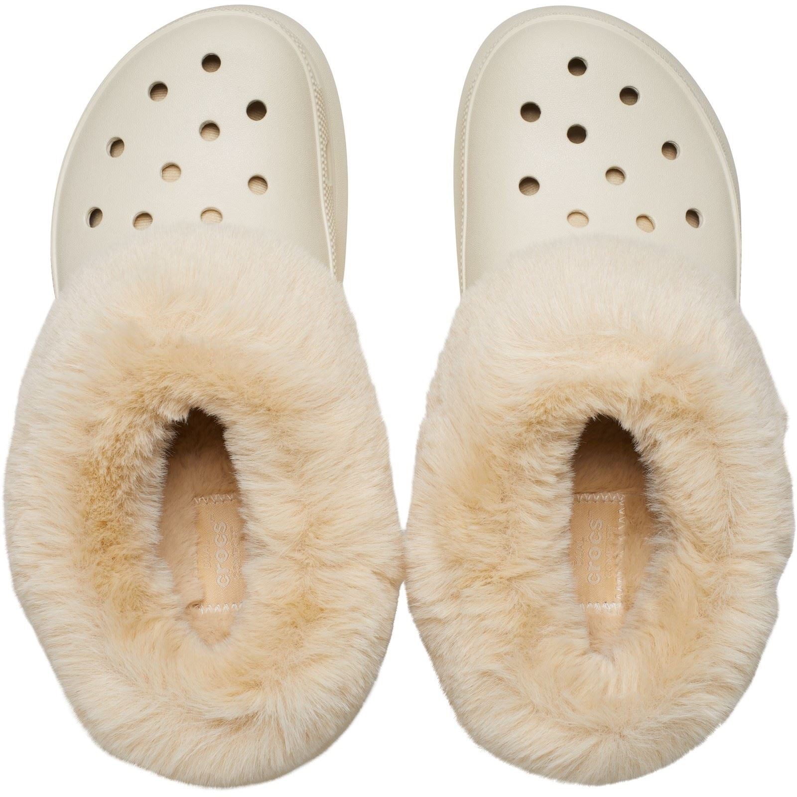 Crocs Furever Crush Synthetic Women's Bone Clogs