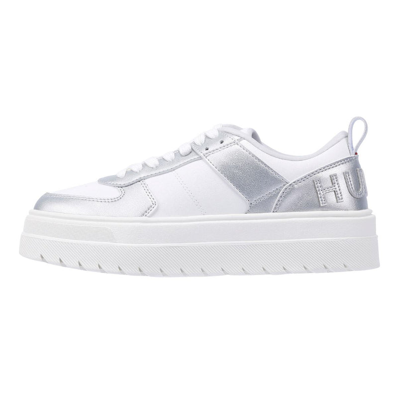 Hugo Lyssa Tennis Women's White/Silver Sneakers