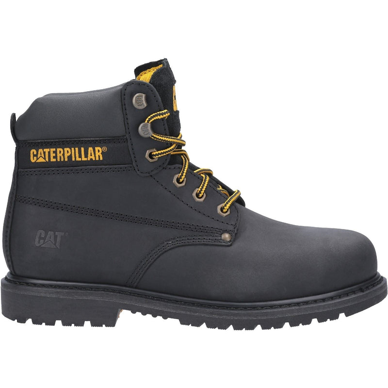 Caterpillar Powerplant Nubuck Black Safety Boots