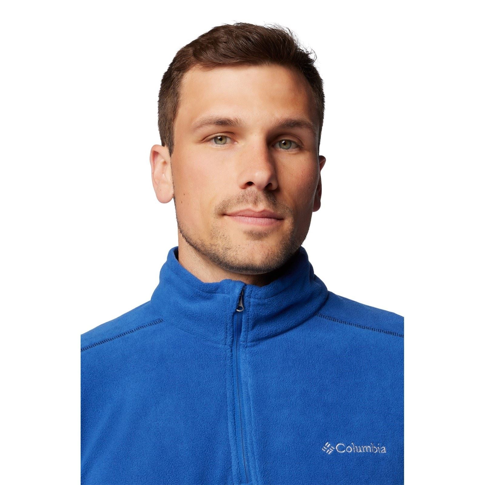 Columbia Klamath Range II Half Zip Men's Blue Fleece Jacket