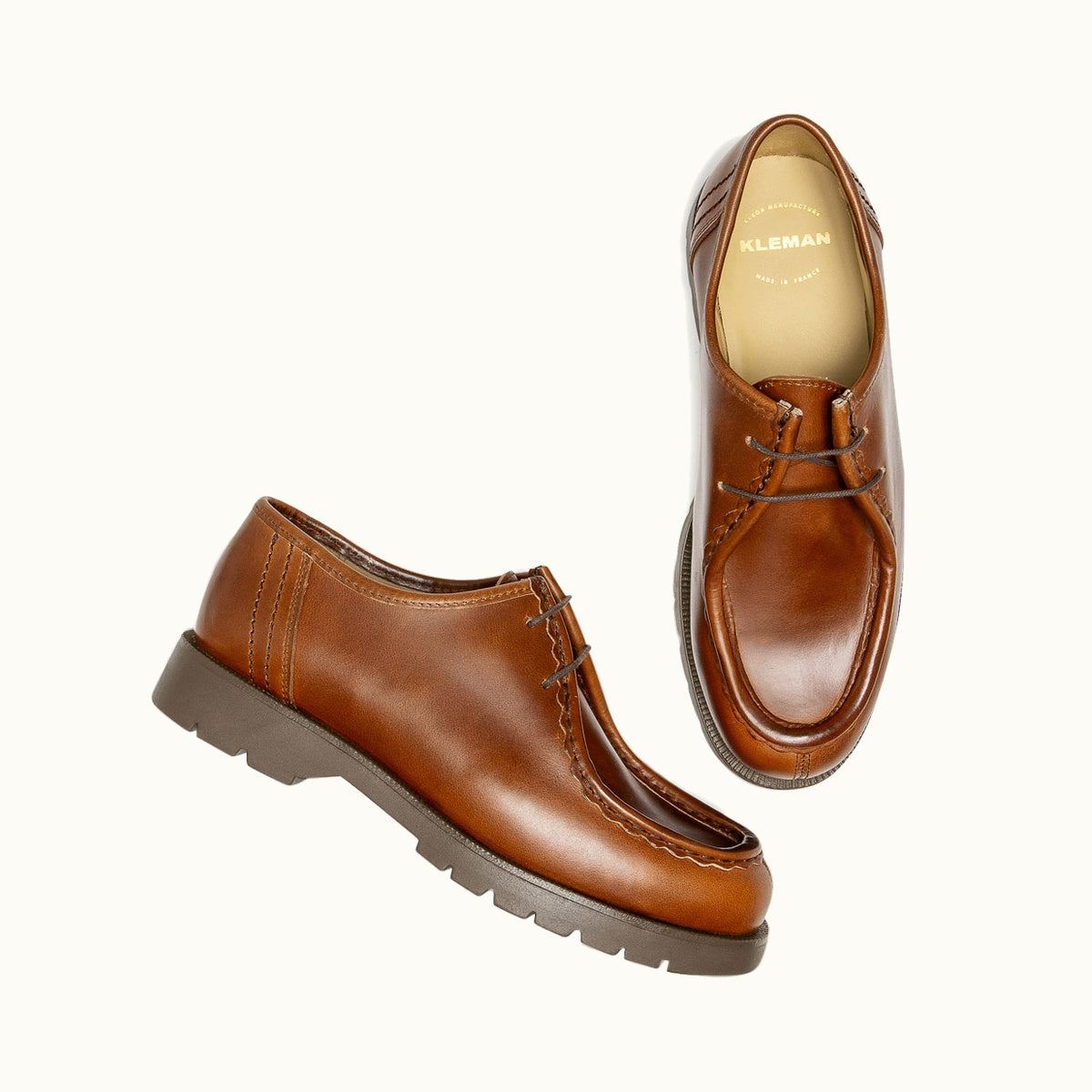 Kleman Padror TH Leather Men's Cognac Shoes