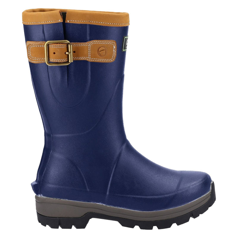 Cotswold Stratus Short Rubber Women's Navy Wellington Boots