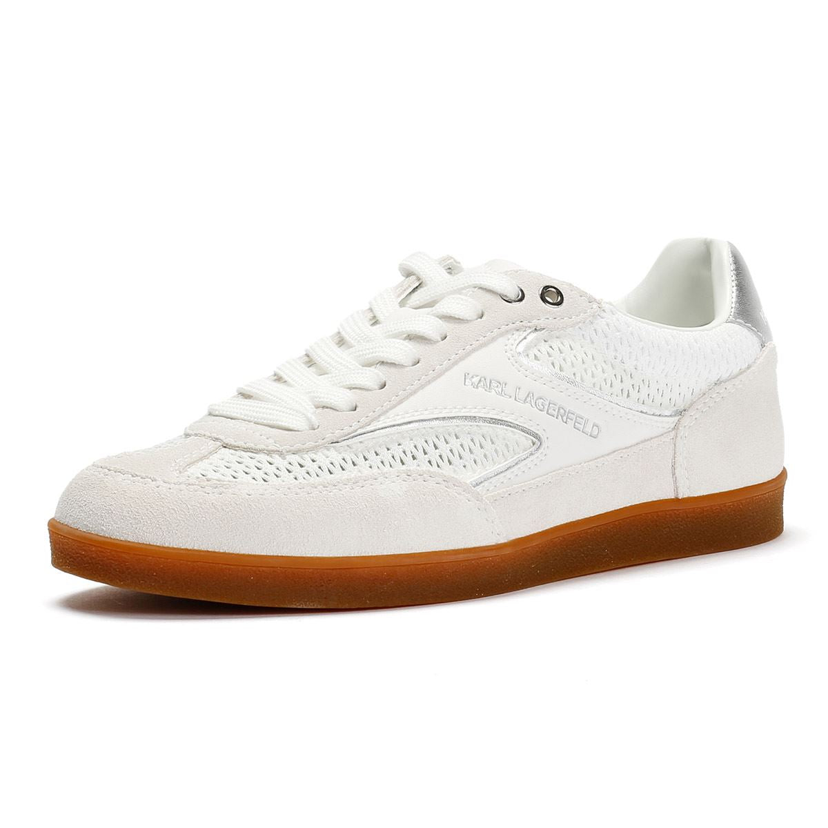 Karl Lagerfeld Kandidate Mesh Mix Women's White Sneakers