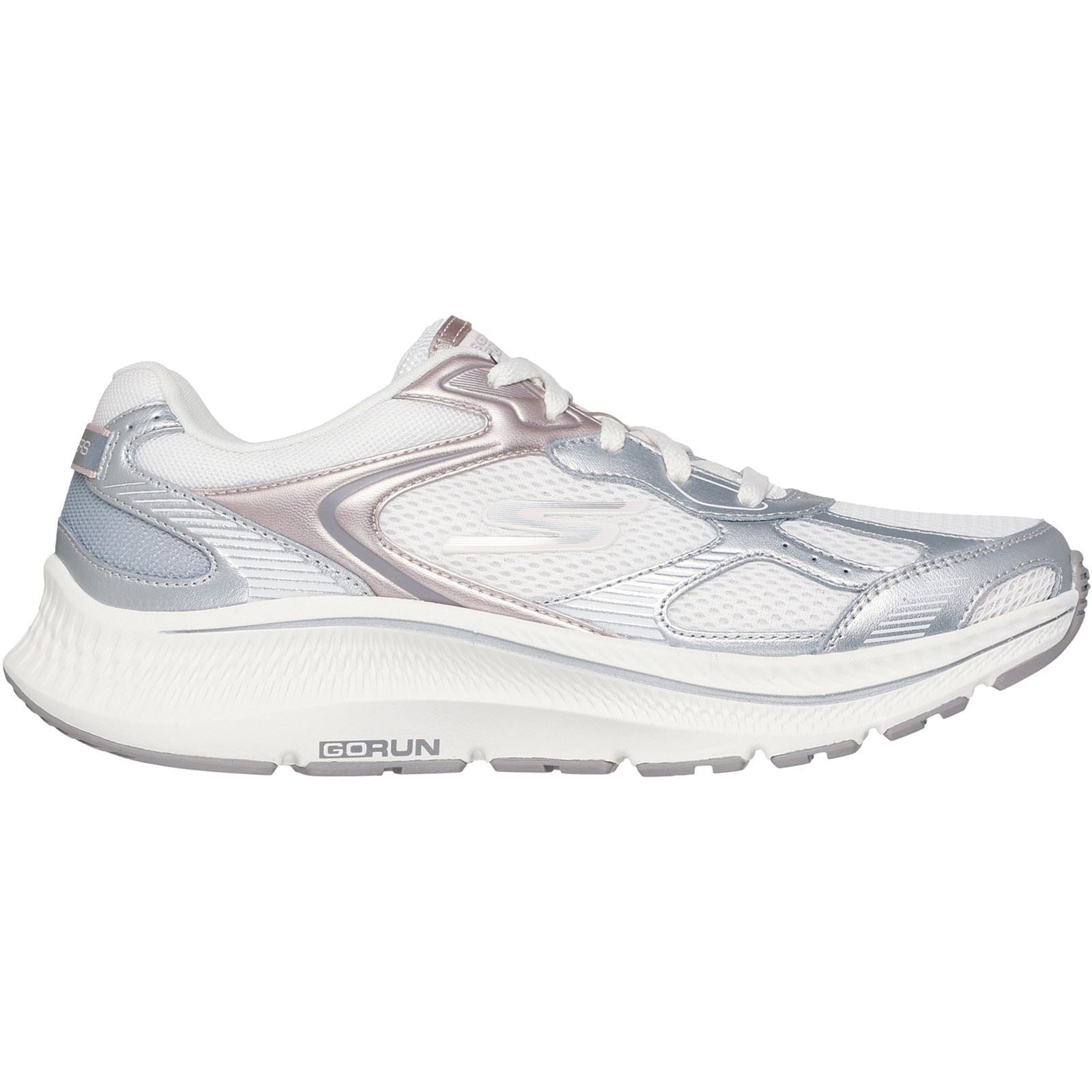 Skechers GO RUN Consistent 2.0 Volt Leather Women's Off White Sneakers