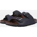 Hush Puppies Nash Slider Leather Men's Black Sandals