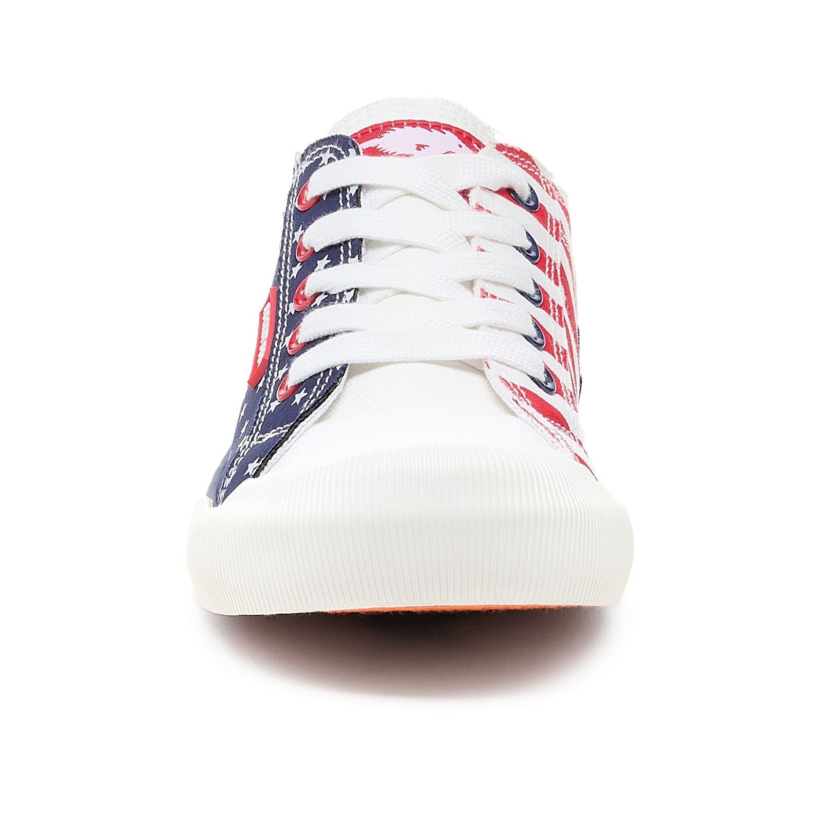 Rocket Dog Jazzin Spangle Cotton Women's Red/Navy Sneakers
