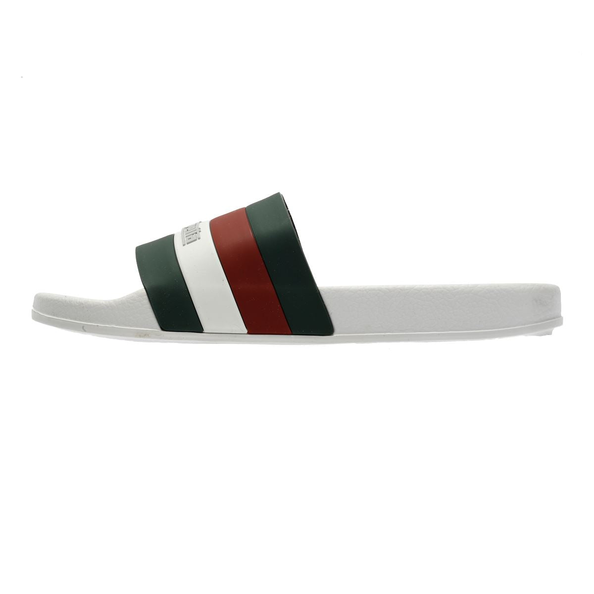 Lambretta Prince Men's White/Green Slides