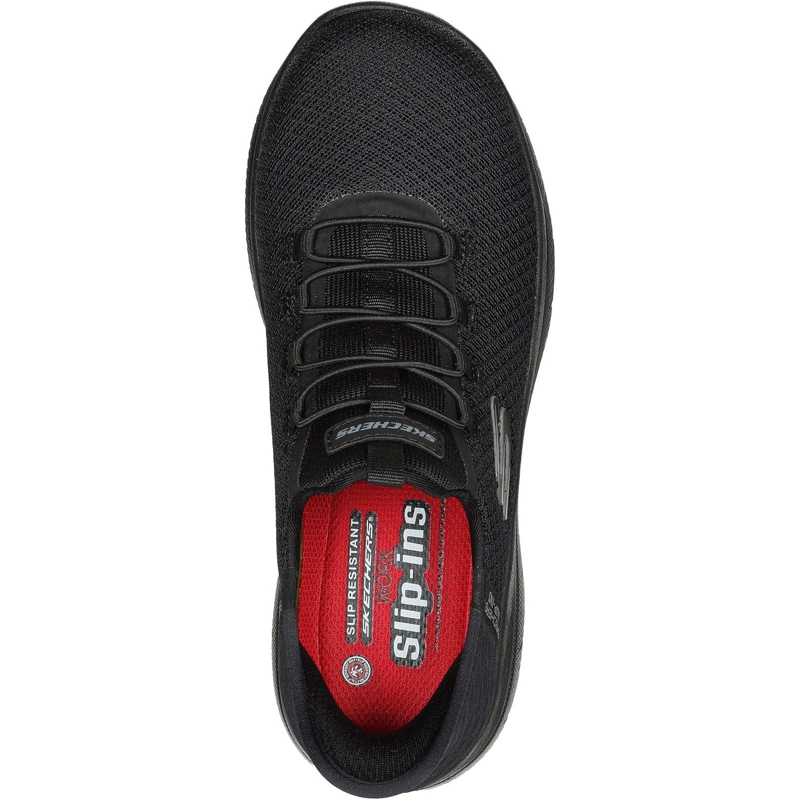 Skechers Workwear Summits SR - Enslee Textile Women's Black Safety Sneakers