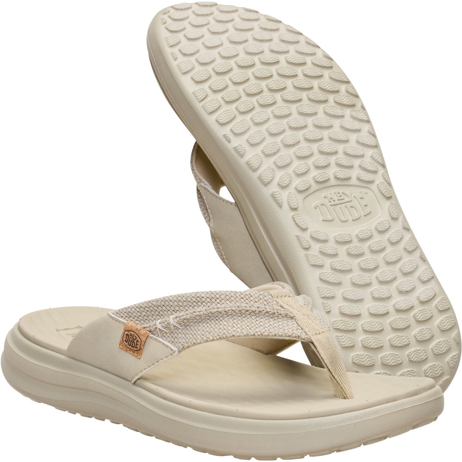 HEYDUDE Finn Polyester Men's Tan Sandals