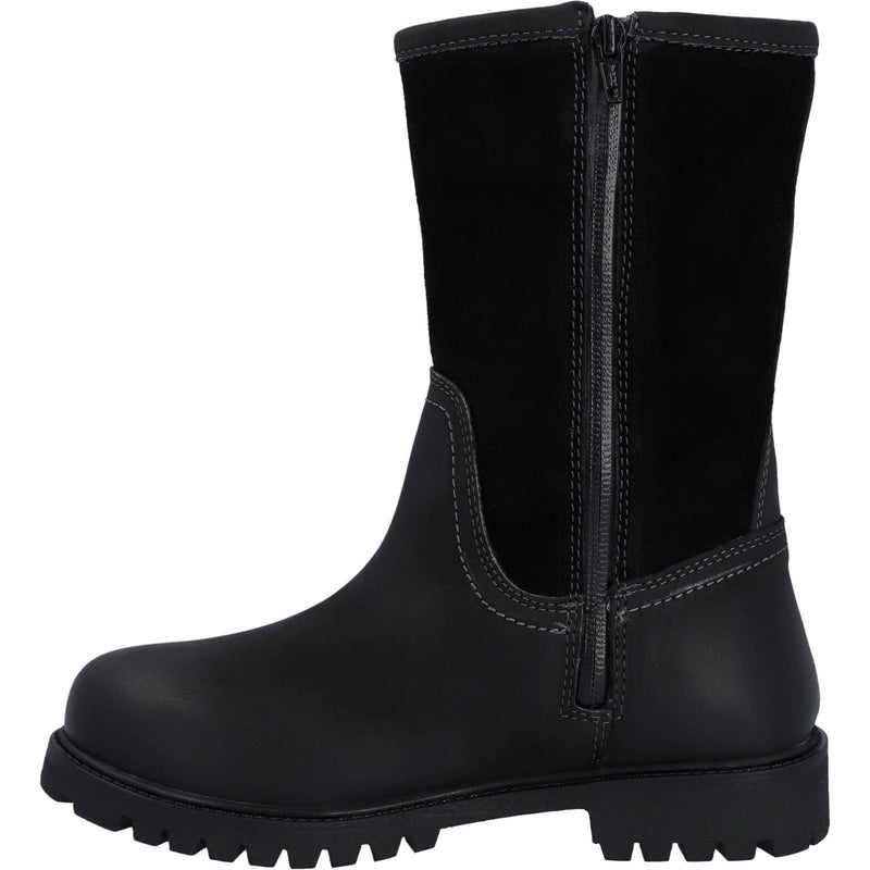 Hunter Canna Ankle Boot Leather Women's Black Boots