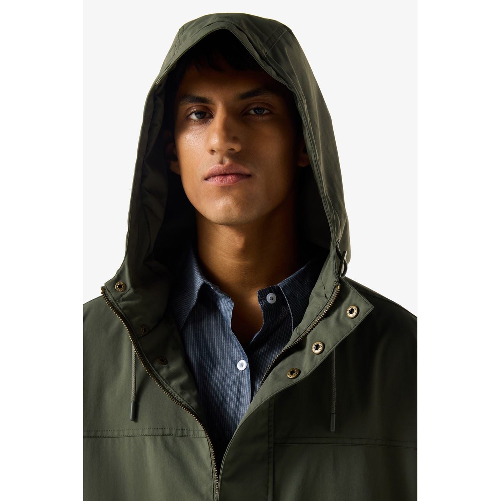 Hunter Lightweight Waterproof Men's Green Rain Parkas
