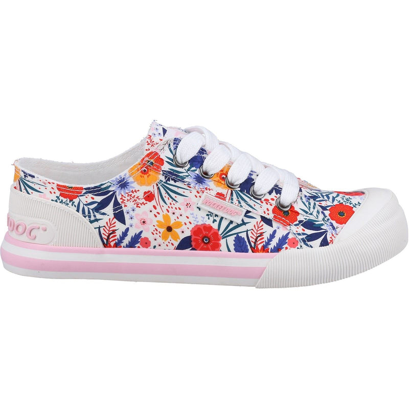 Rocket Dog Jazzin Malden Floral Cotton Women's White/Multi Trainers