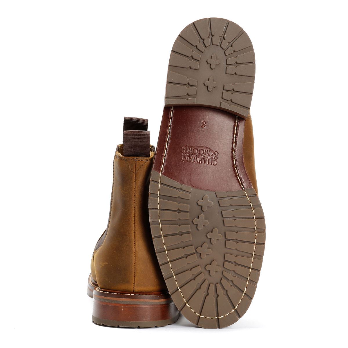Chapman & Moore Country Chelsea Leather Men's Choco Boots