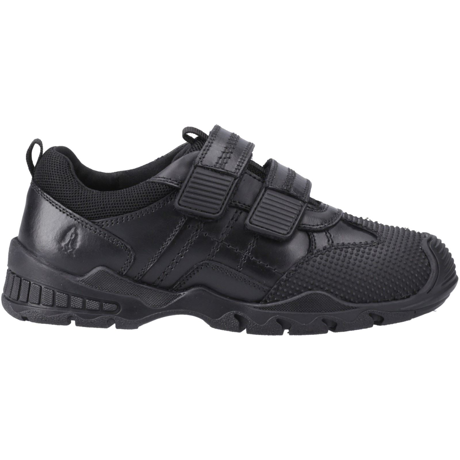 Hush Puppies Tristen Leather Boys's Black Shoes