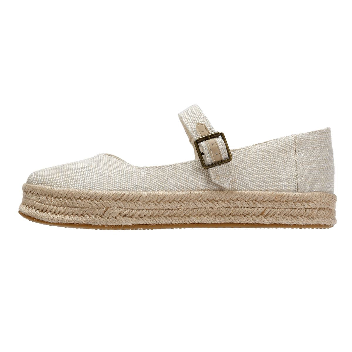 TOMS Carolina Mary Jane Textile Women's Natural Espadrilles