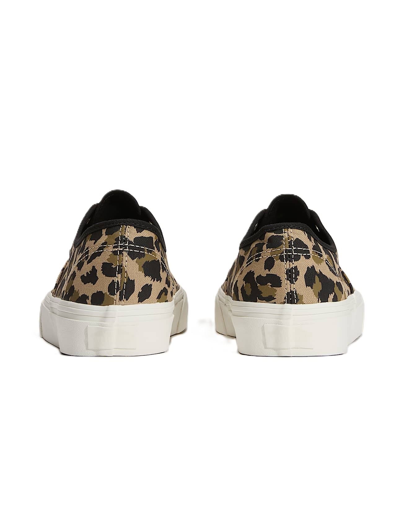 Vans Authentic Canvas Women's Leopard Black/Insense Sneakers