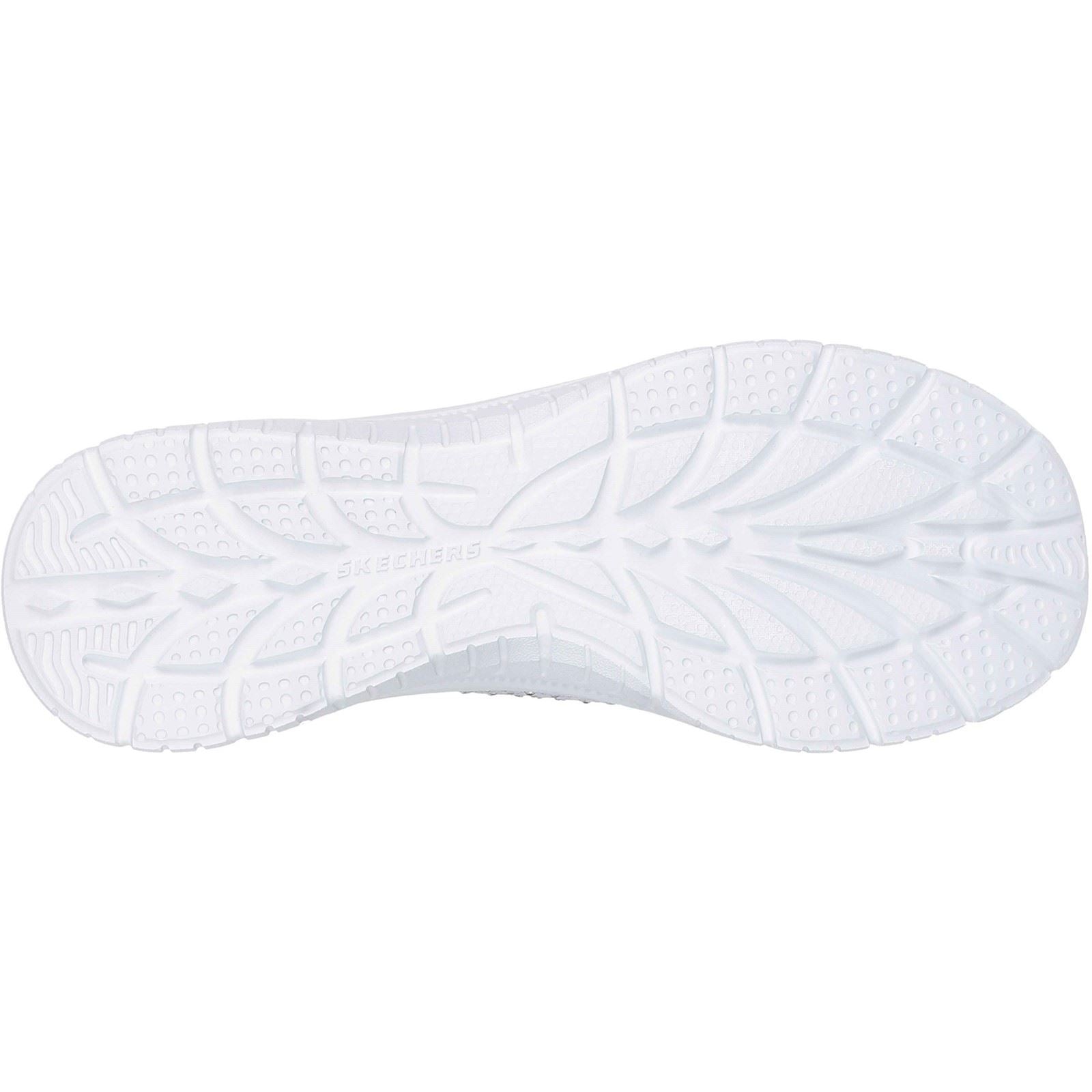 Skechers Virtue Icon Textile Women's White/Silver Standard Trainers