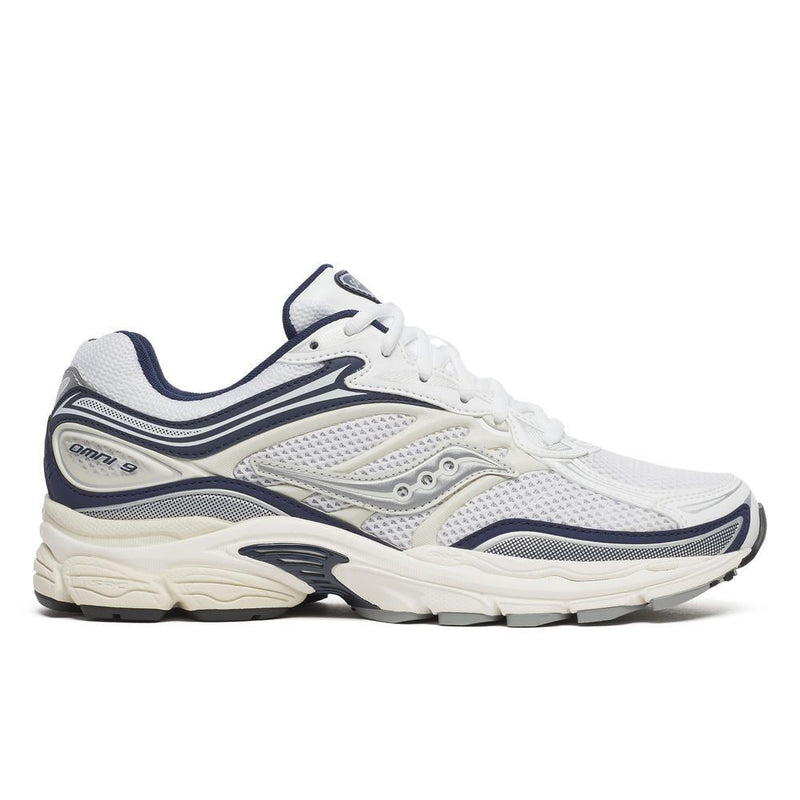Saucony ProGrid Omni 9 White/Navy Sneakers