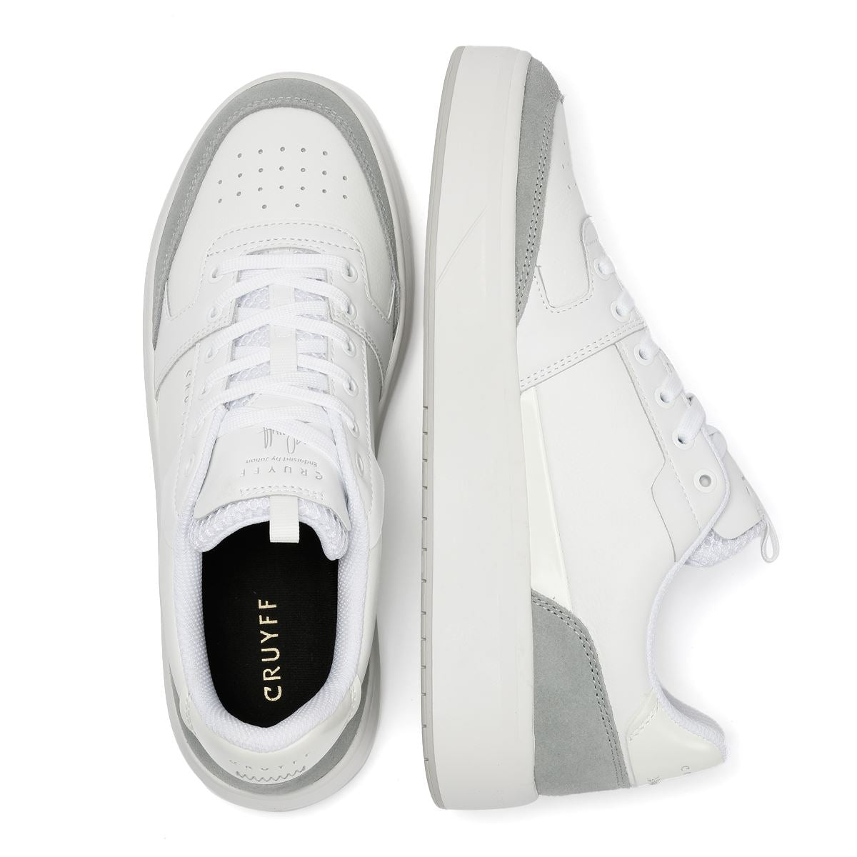 Cruyff Endorsed Pro Men's White/Blue Sneakers