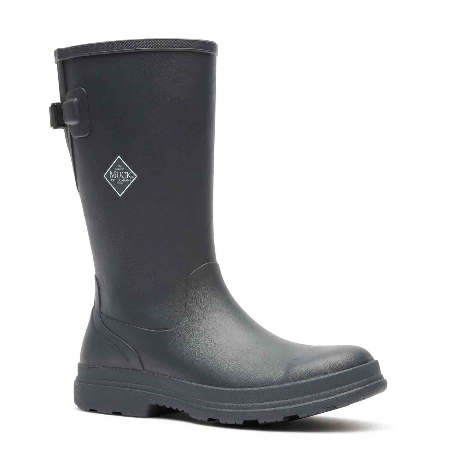 Muck Boots Rainscape Tall Rubber Men's Black Wellington Boots