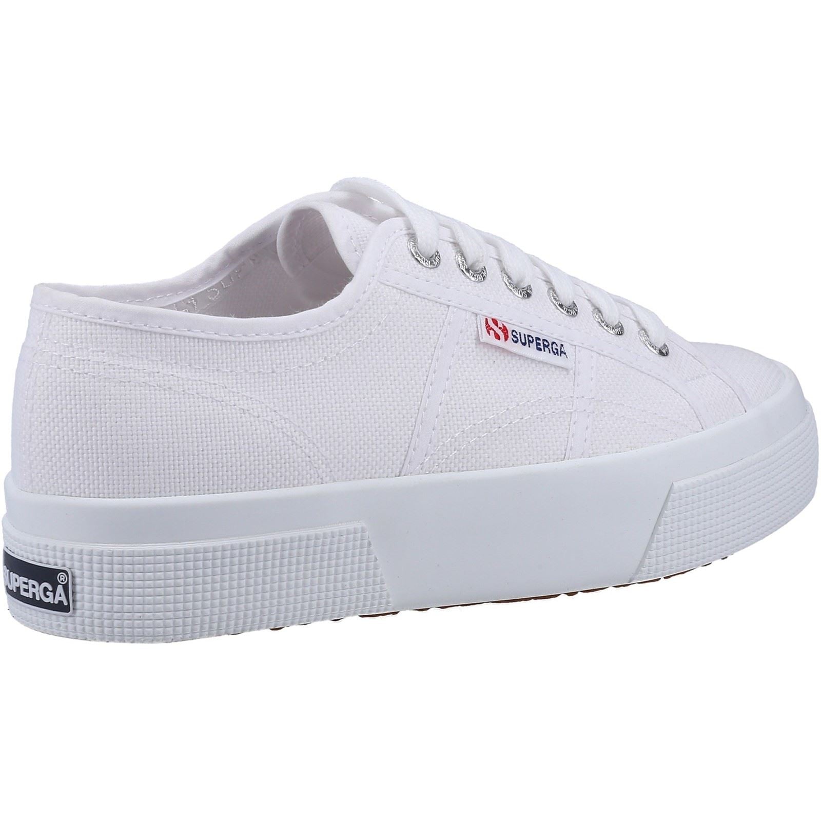Superga 2740 Platform Cotton Women's White Sneakers