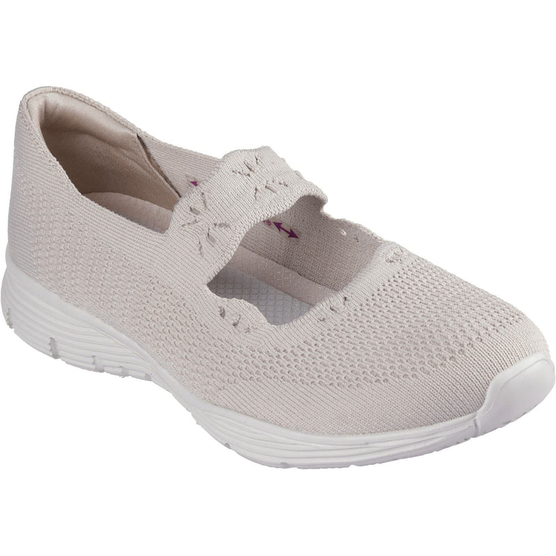 Skechers Seager Cute N' Coy Textile Women's Natural Sneakers