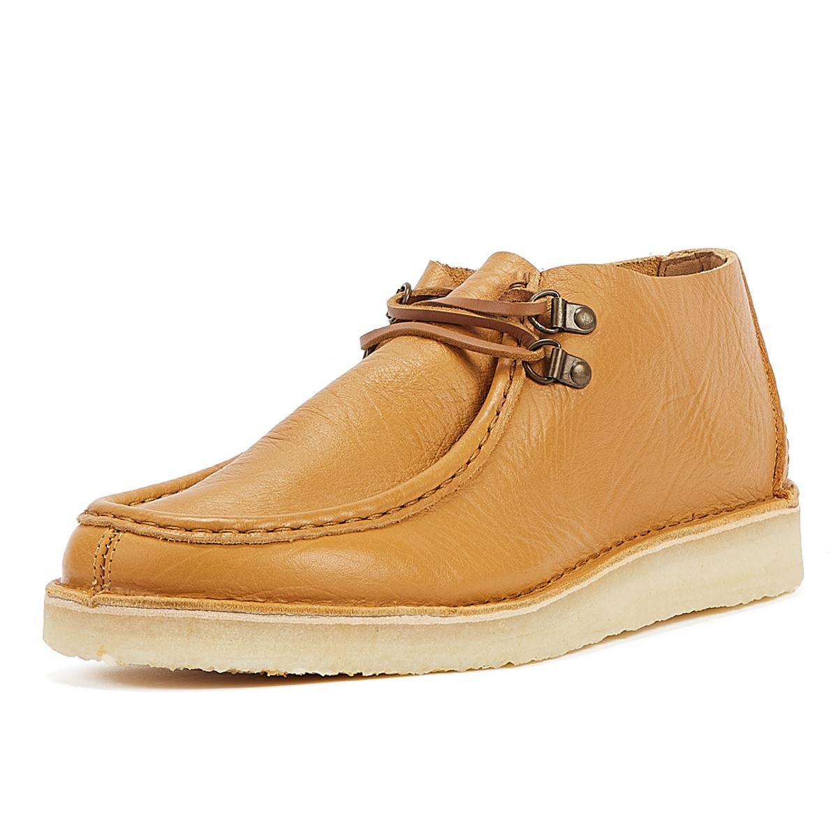 Clarks Originals Desert Nomad Leather Curry Men's Light Tan Boots