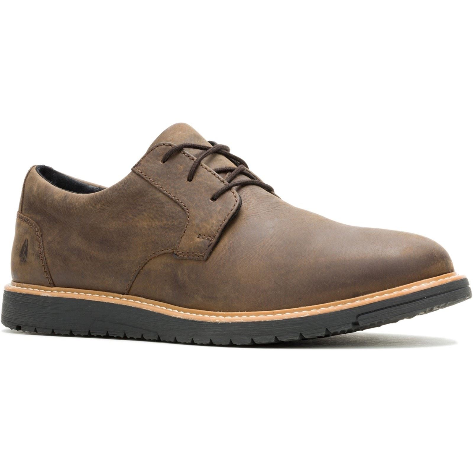 Hush Puppies JENSON MUDDY RIVER Leather Men's Brown Oxford Shoes