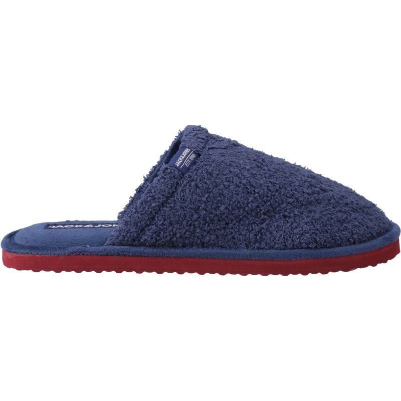 Jack & Jones Harry Fluff Synthetic Men's Navy Blazer Slippers