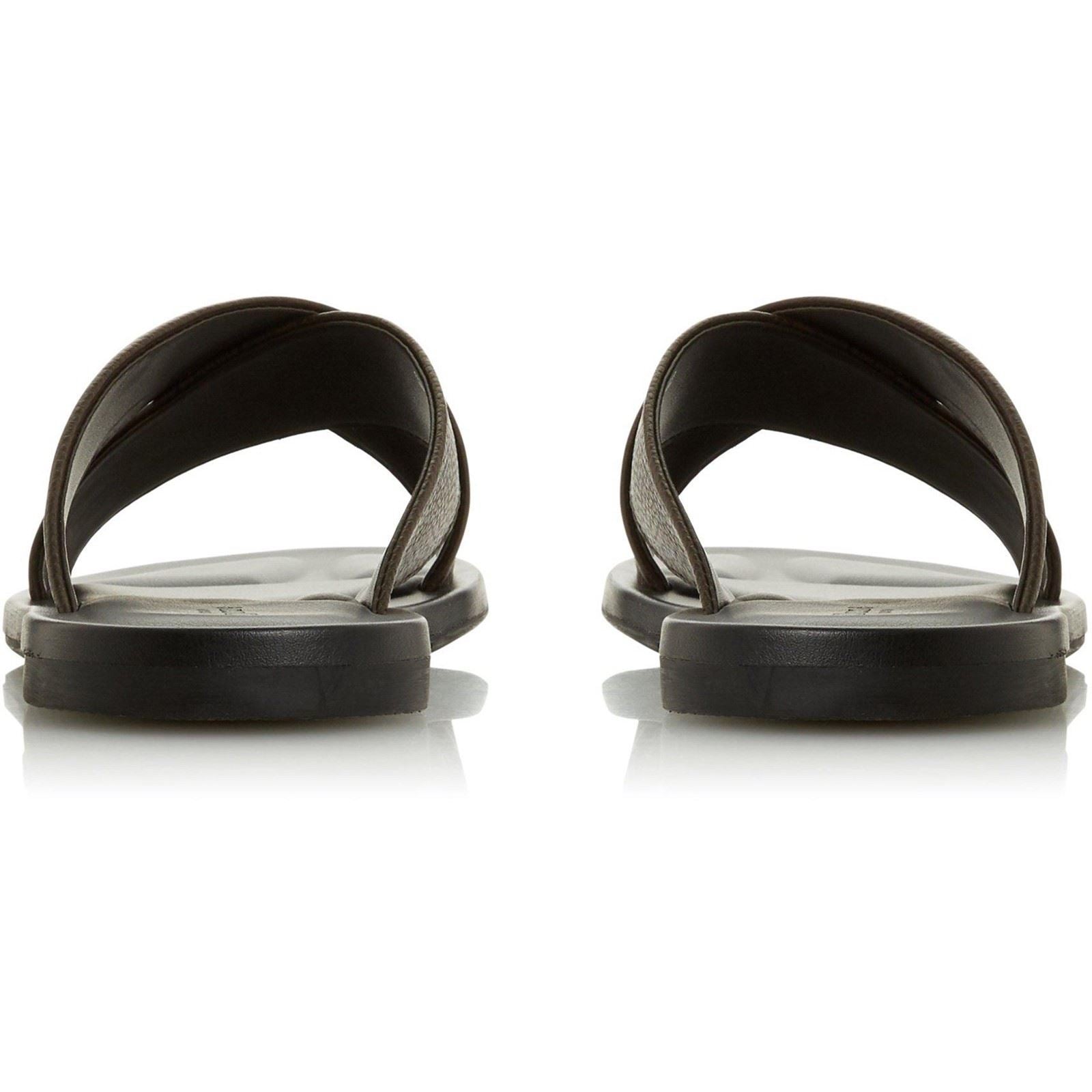 Dune Frankss Leather Men's Brown Sandals