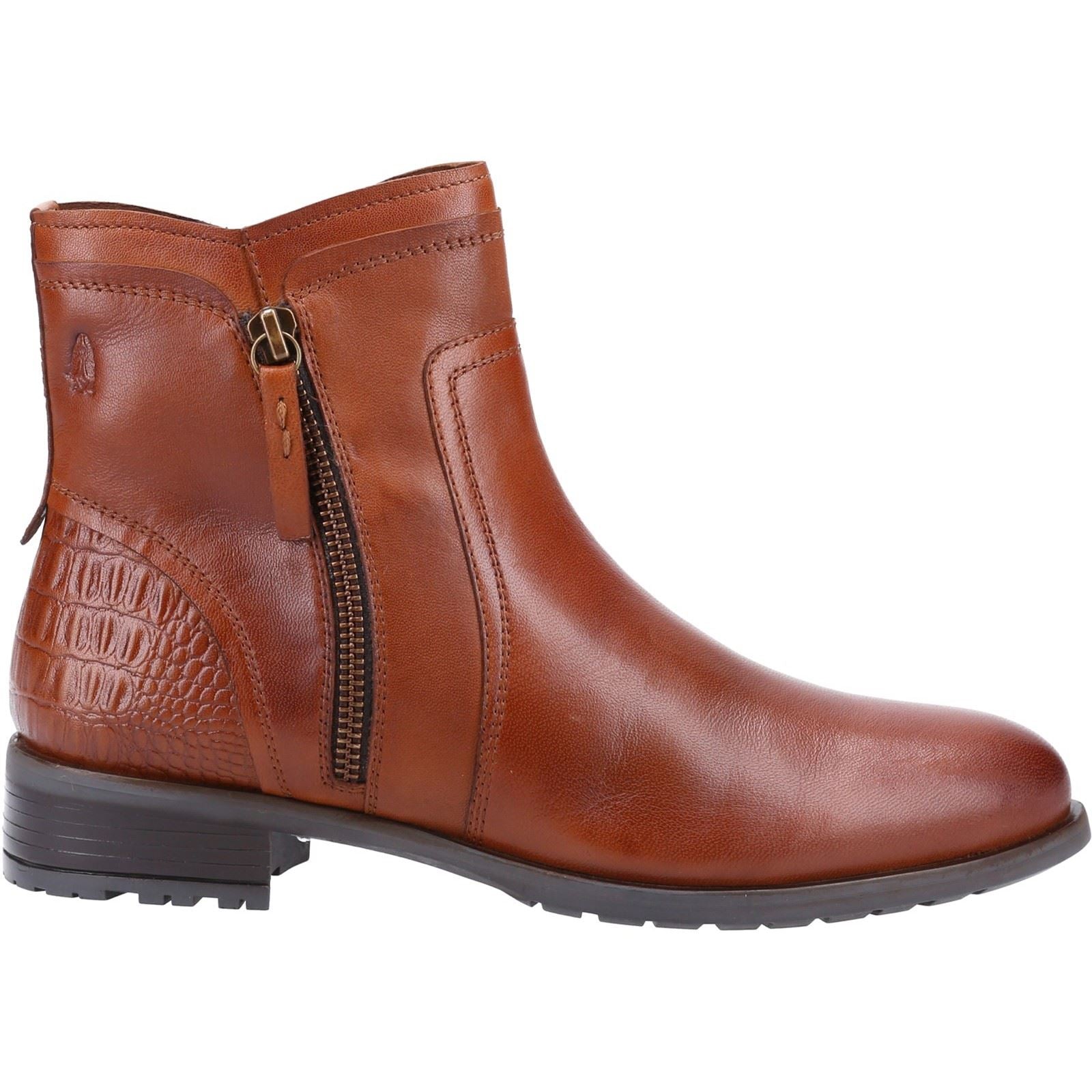 Hush Puppies Scarlett Leather Women's Tan Boots