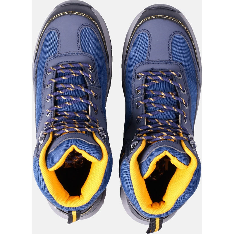Caterpillar Elmore Mid Synthetic Navy Hiking Boots