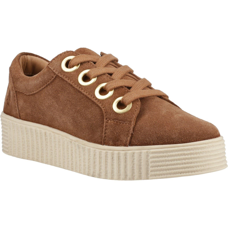 Hush Puppies Tamsin Suede Women's Tan Sneakers