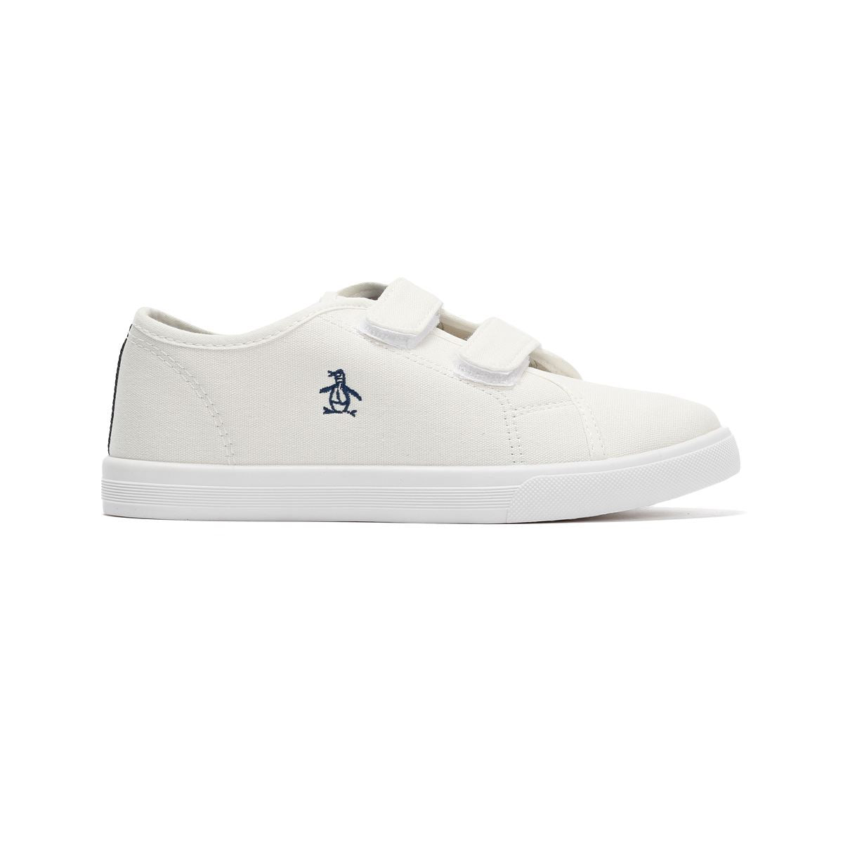 Penguin Junior Sparton Velcro White/Navy Sneakers