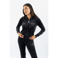 Juicy Couture Regal Madison Polyester Women's Black Hooded Sweatshirt